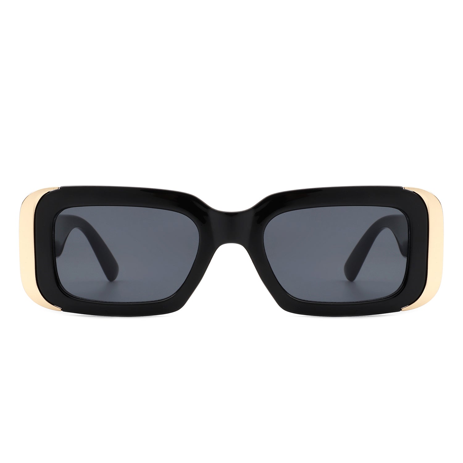 Quixotic - Rectangle Narrow Fashion Tinted Square Sunglasses-3