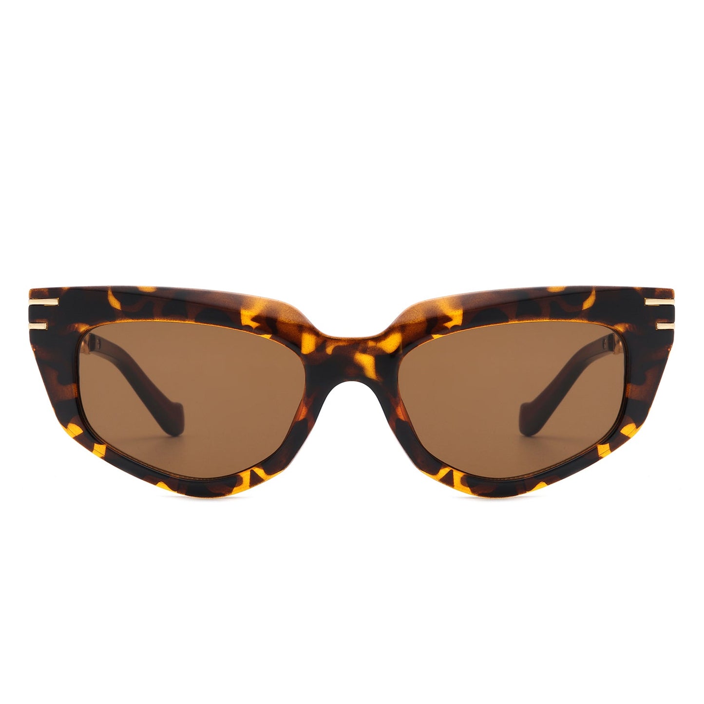 Skylight - Women Chic Chain Link Design Fashion Cat Eye Sunglasses-5