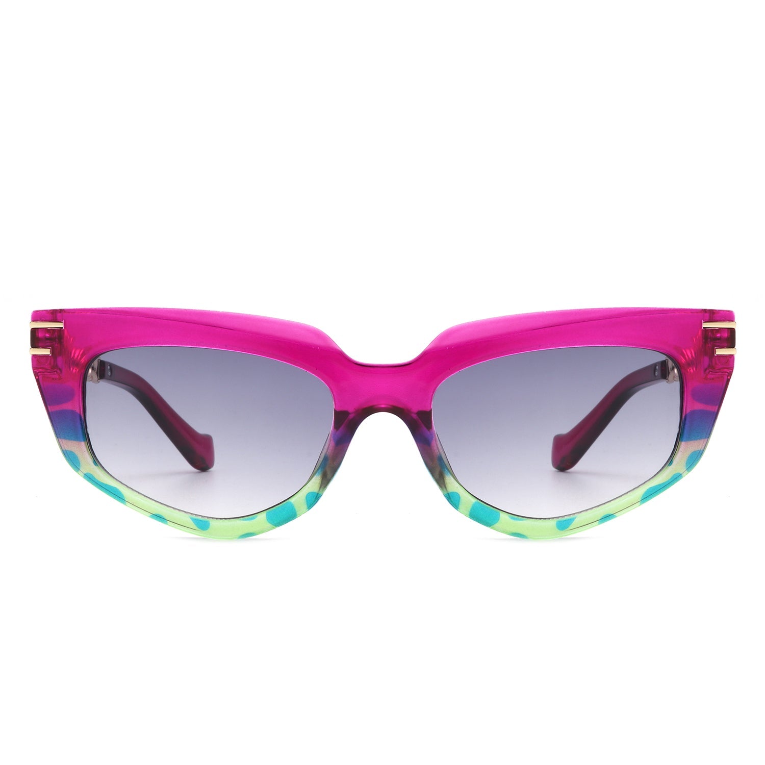 Skylight - Women Chic Chain Link Design Fashion Cat Eye Sunglasses-11