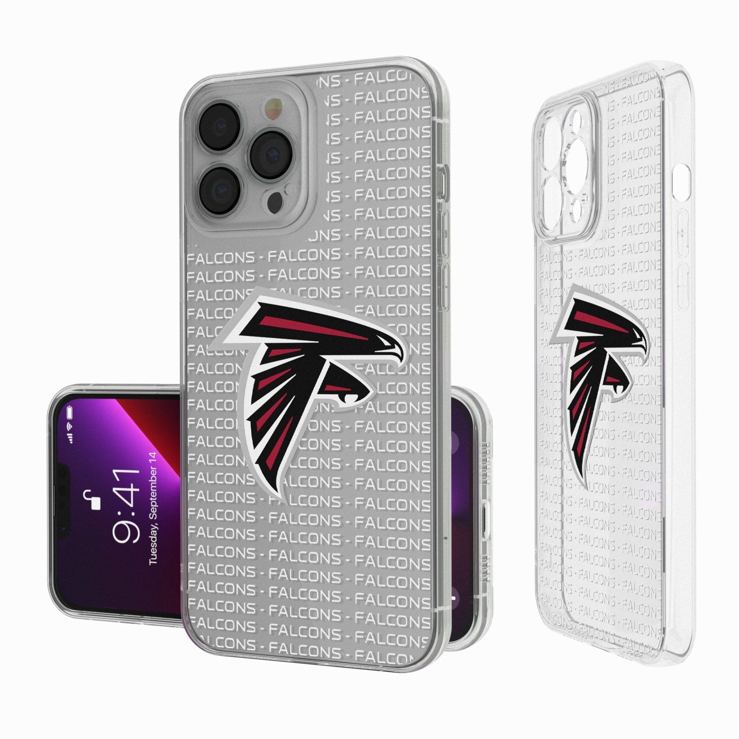 Atlanta Falcons Football Wordmark Bumper Case - iPhone 14 Pro Max