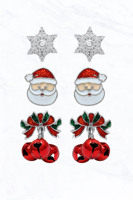 Christmas Icons Stud Epoxy Earrings