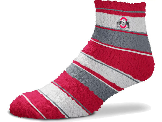 Oho State Buckeyes Skip Stripe Sleep Sock