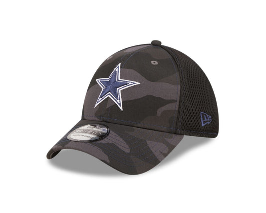 New Era Dallas Cowboys Mens Black Camo 39THIRTY Classic Flex Hat