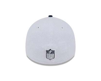 Men's New Era White/Navy Dallas Cowboys 2023 Sideline 39THIRTY Flex Hat