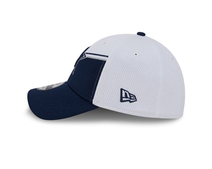 Men's New Era White/Navy Dallas Cowboys 2023 Sideline 39THIRTY Flex Hat