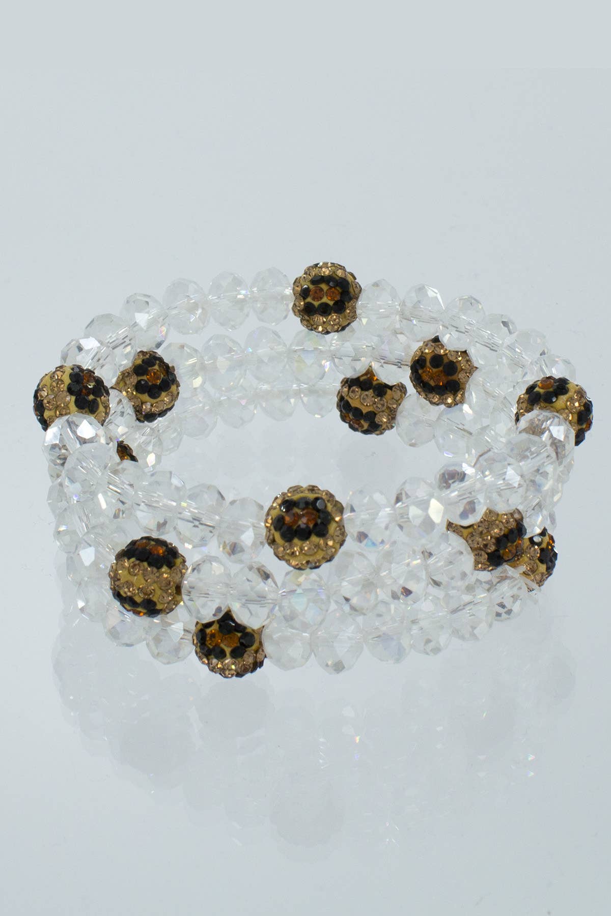 Bead & Leo Stone Ball Bracelet