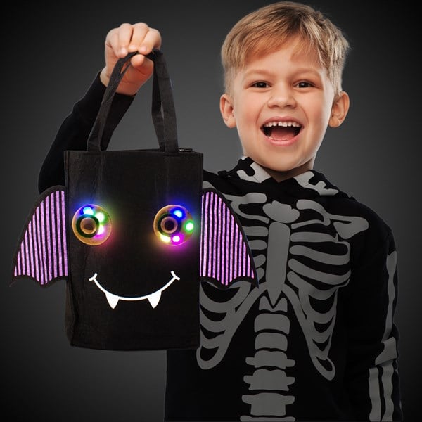 Bat LED Trick or Treat Bag