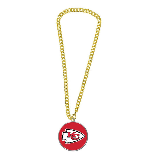 Kansas City Chiefs Team Emblem Fan Chain Necklace