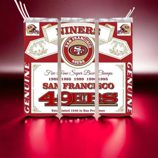 San Francisco 49ers King of Football Tumbler