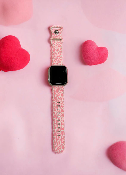 Groovy Love Silicone Apple Watch Band