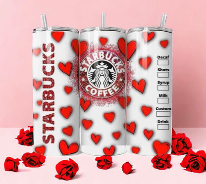 Starbucks Hearts 20 oz Tumbler