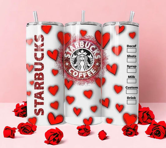 Starbucks Hearts 20 oz Tumbler