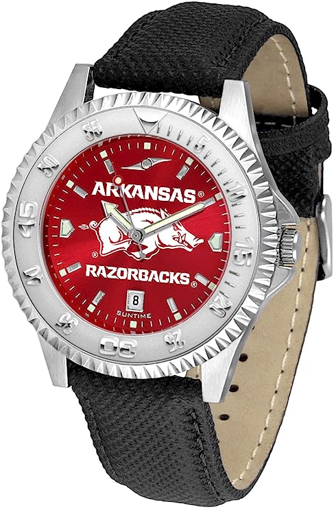 SunTime Arkansas Razorbacks Men's Competitor Team Watch