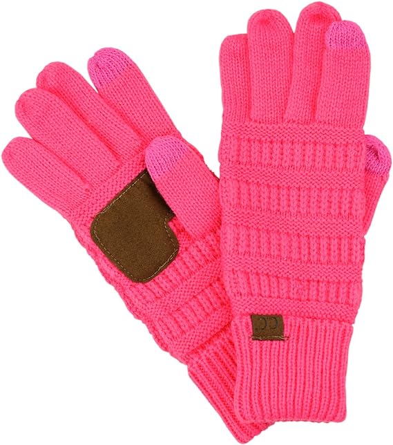 Knit CC Gloves with Lining