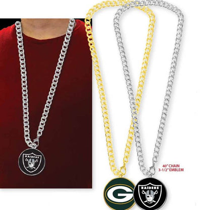 Las Vegas Raiders Team Emblem Fan Chain Necklace