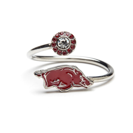 Arkansas Razorbacks Big Red Adjustable Ring