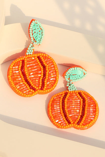 Halloween Pumpkin Earrings-2