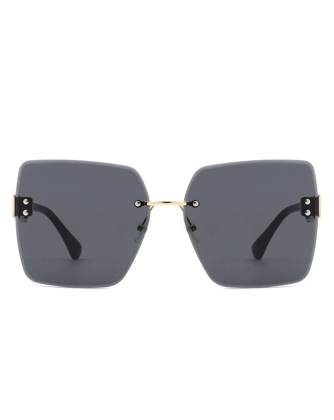 Kaelys - Women's Oversized Rimless Sunglasses-1