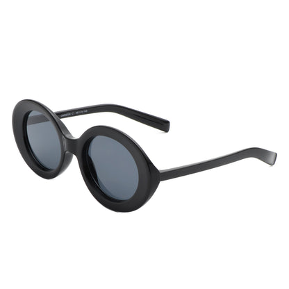 Zyriel - Oval Retro Fashion-Inspired Round Sunglasses-2