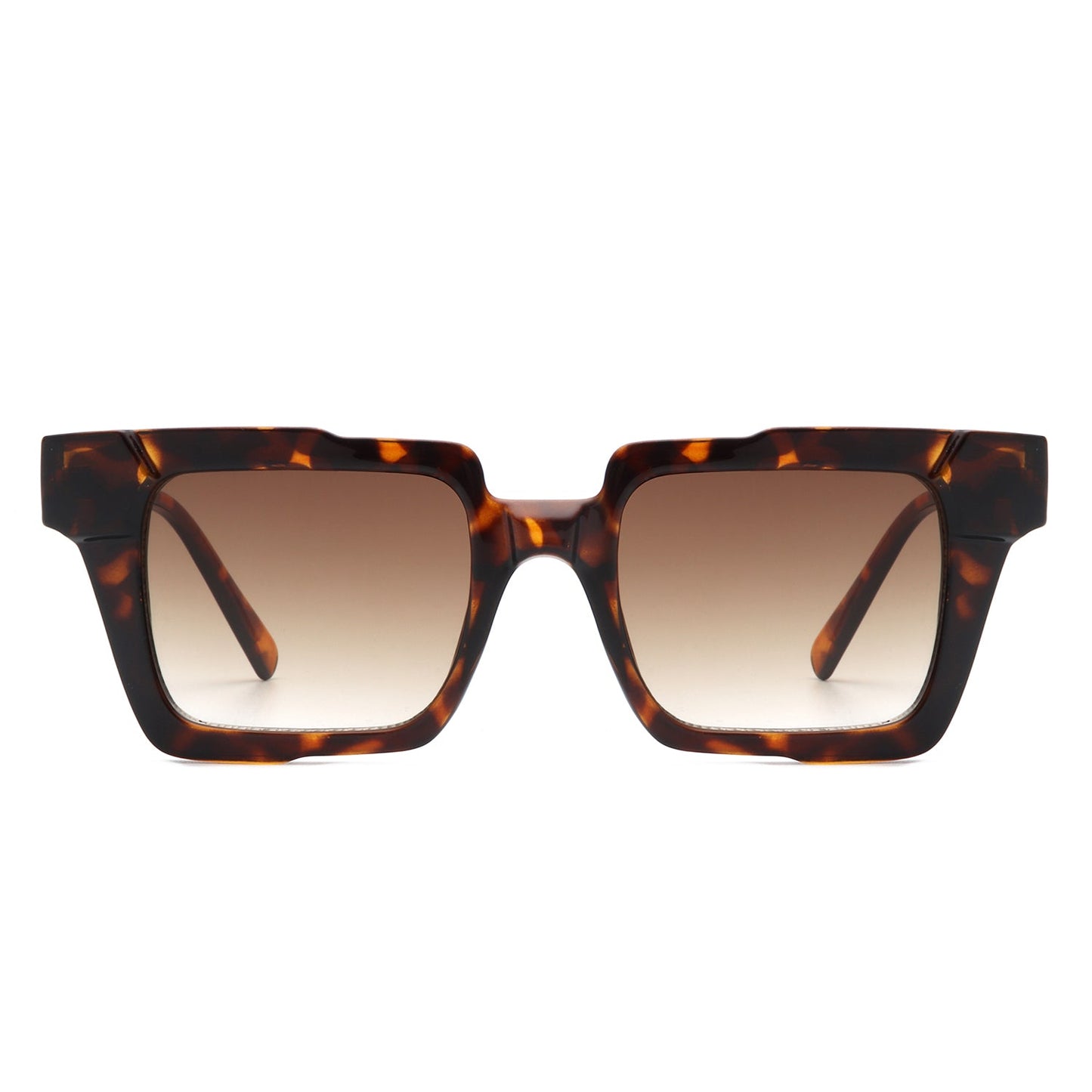 Xeno - Flat Top Geometric Fashion Square Sunglasses-3