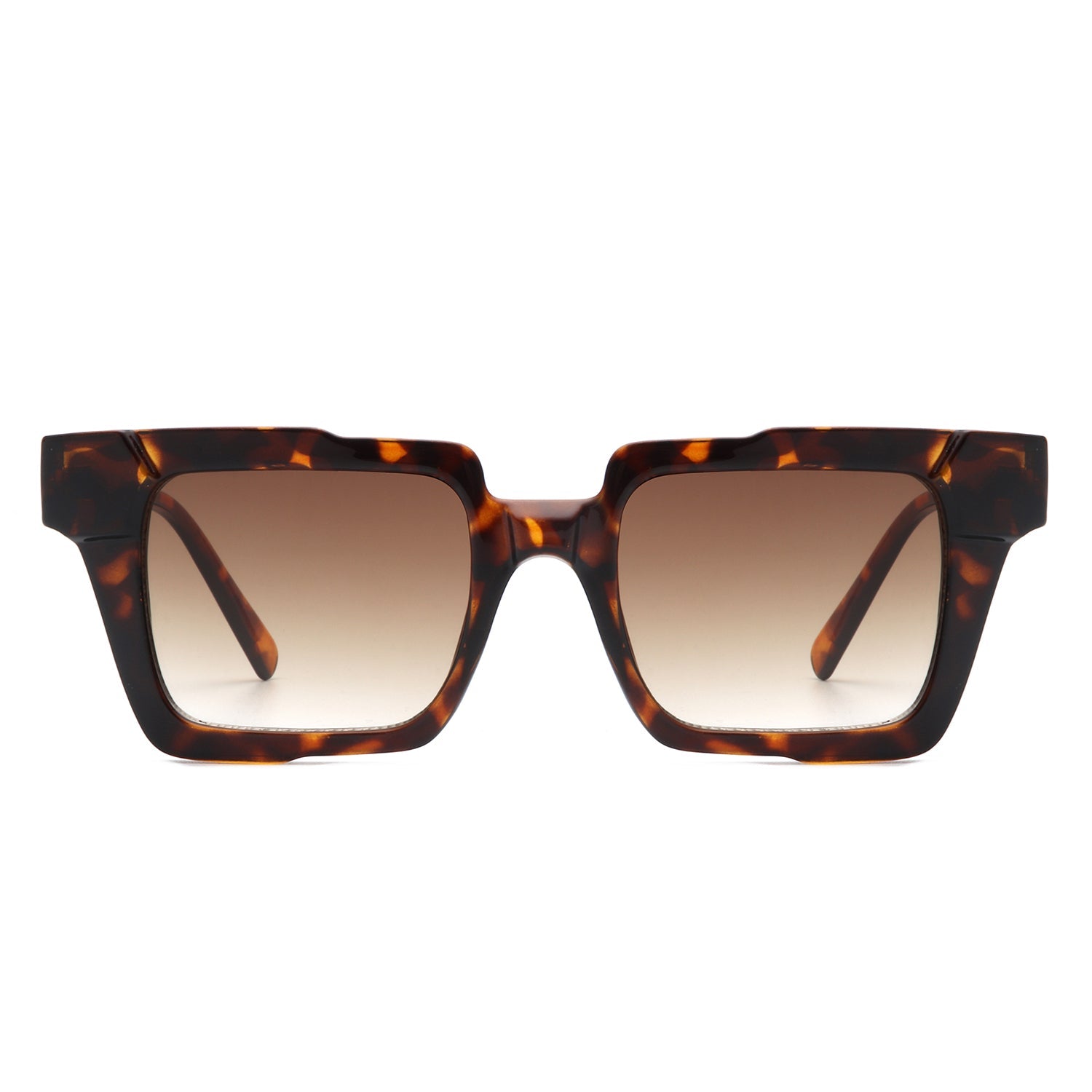 Xeno - Flat Top Geometric Fashion Square Sunglasses-3