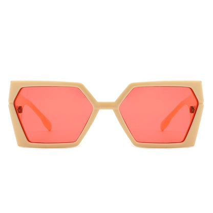 Pulse - Geometric Chunky Fashion Square Sunglass-4