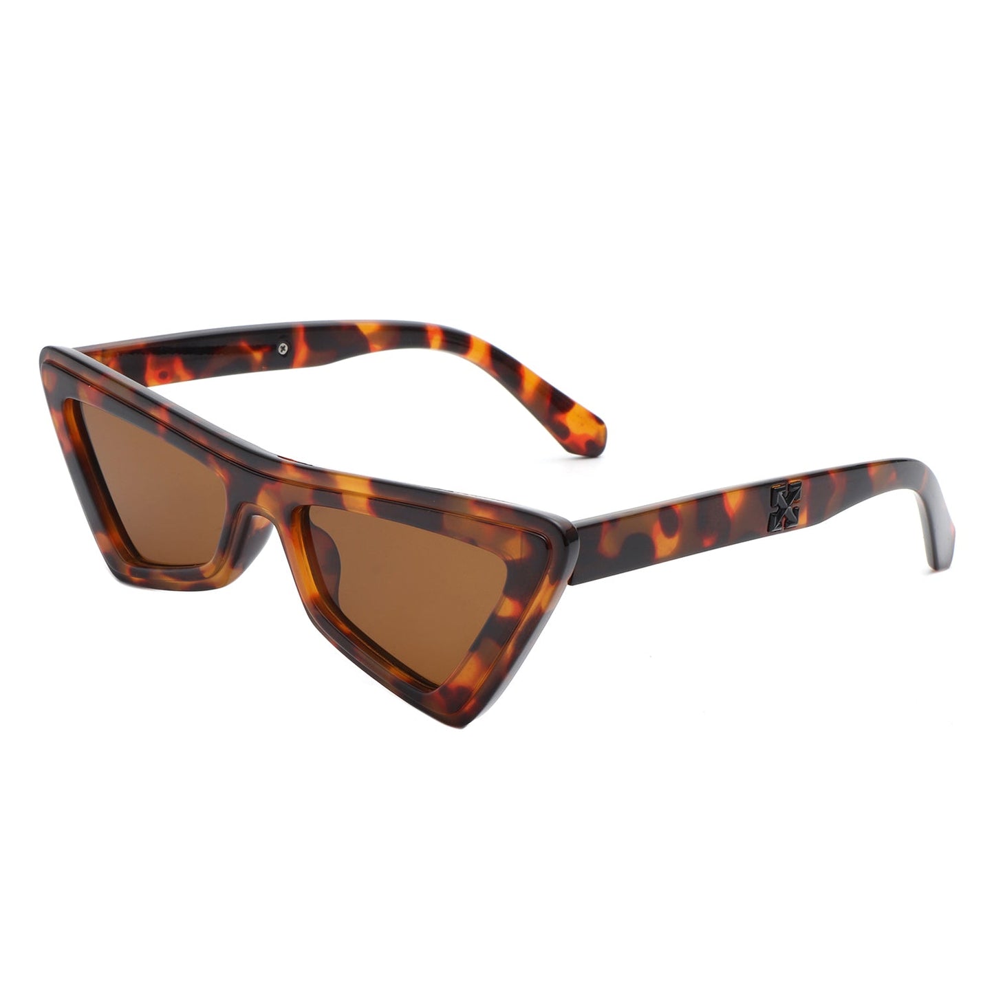 Sublar - Retro Triangle Fashion Colorful Cat Eye Women Sunglasses-0