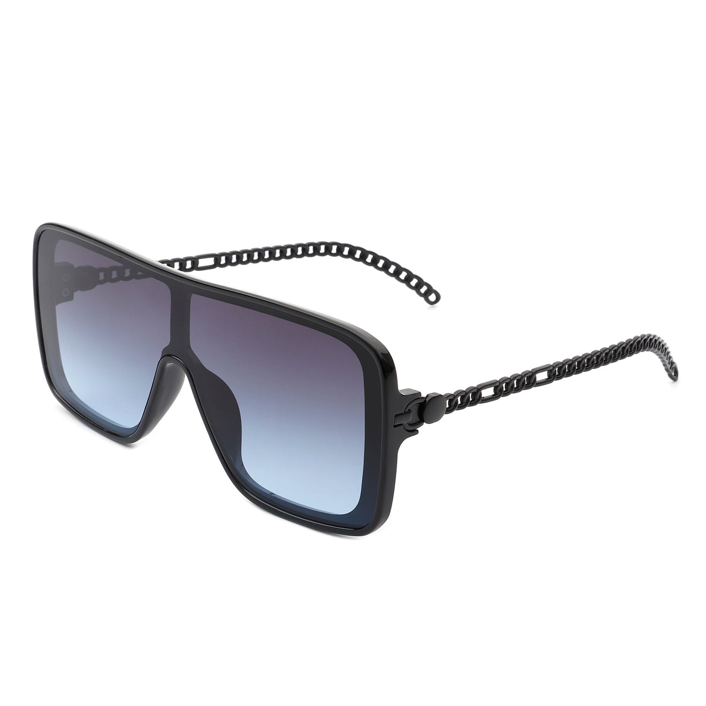 Wildwind - Square Fashion Flat Top Oversize Retro Sunglasses-0