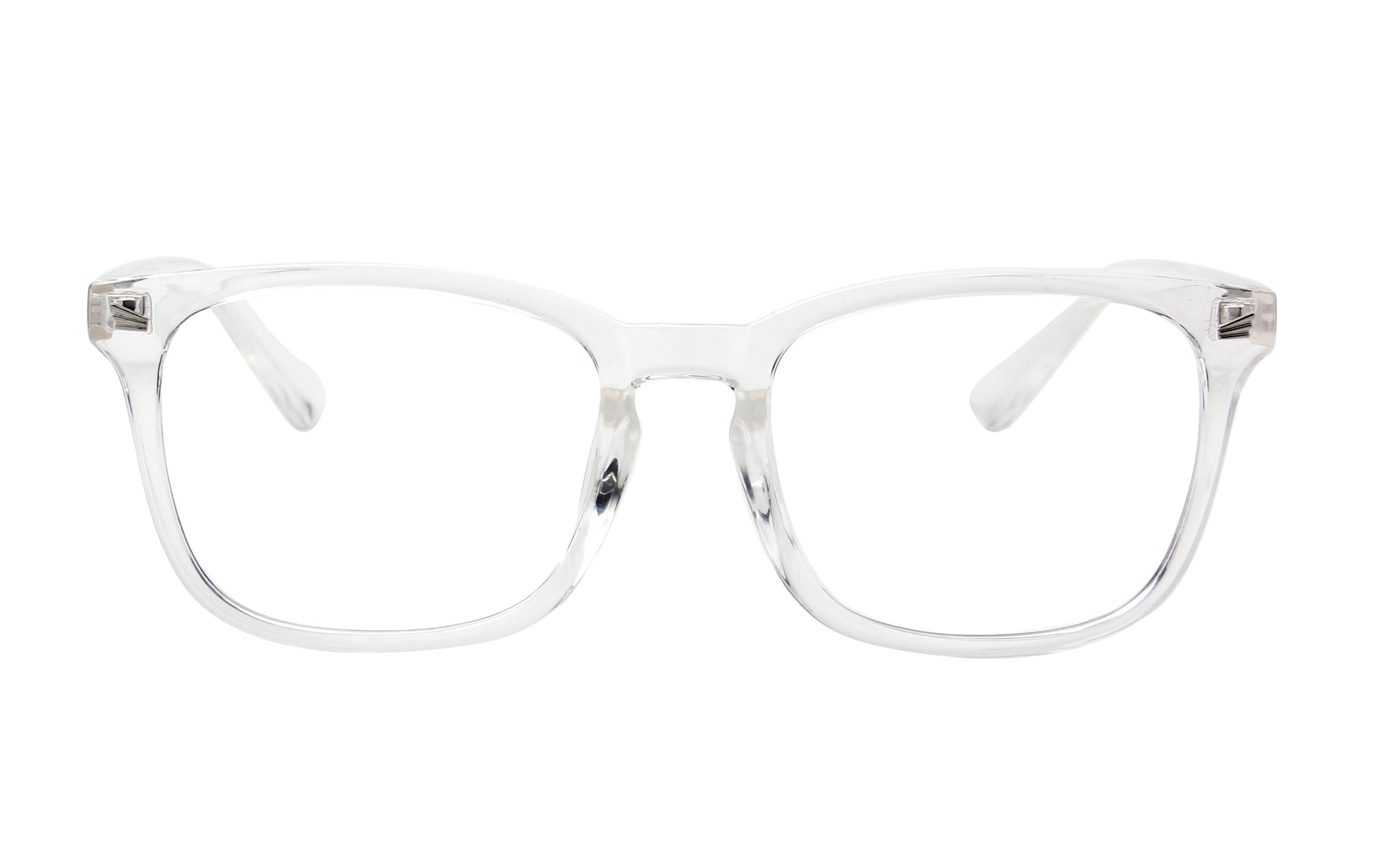 Venezia | Classic Rectangle Horn Rimmed Blue Light Blocker Glasses-5