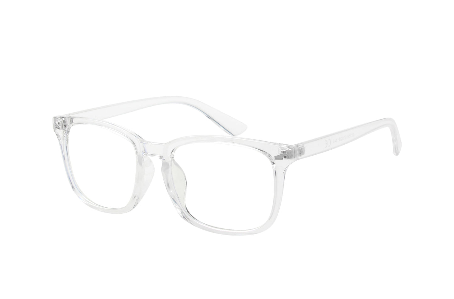 Venezia | Classic Rectangle Horn Rimmed Blue Light Blocker Glasses-4