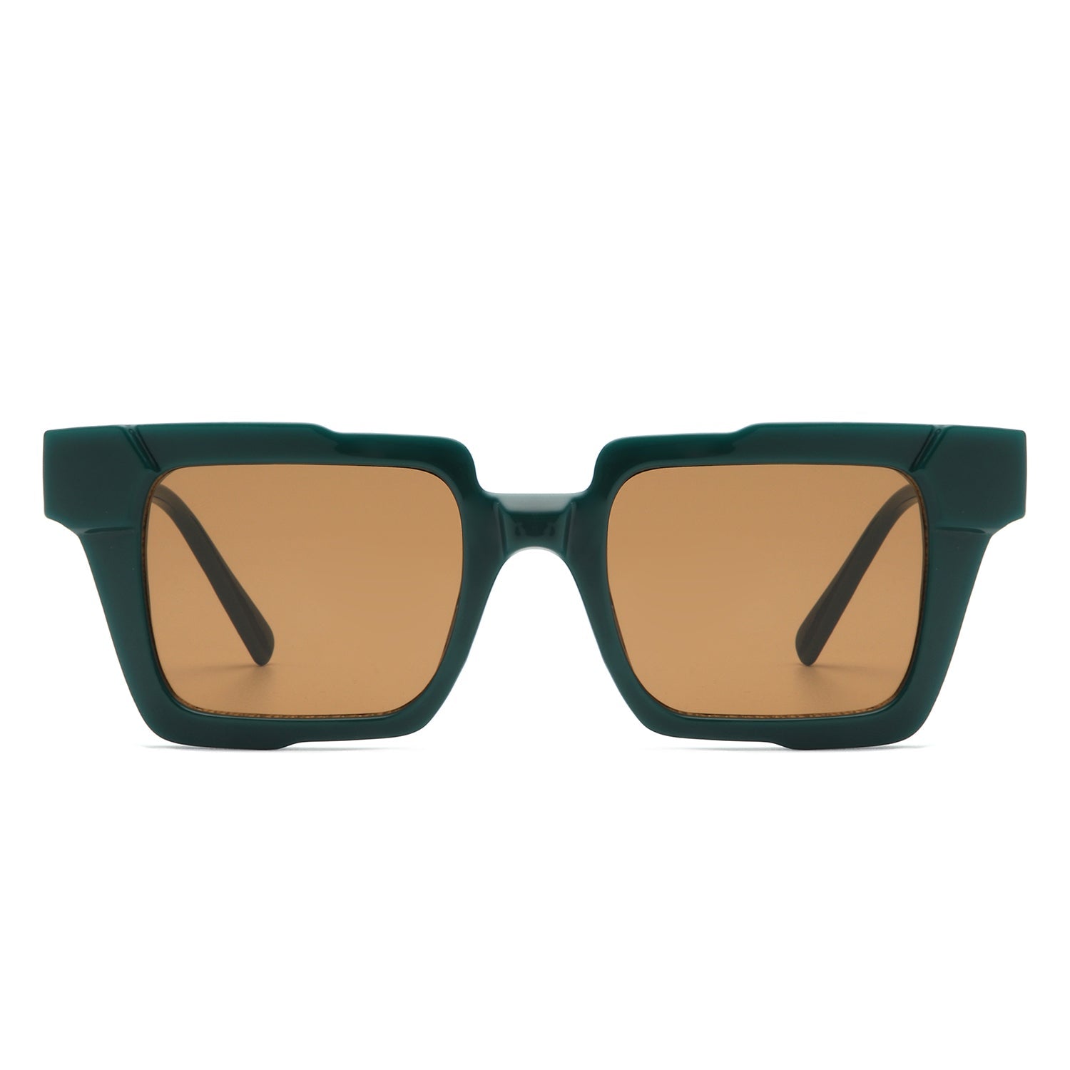 Xeno - Flat Top Geometric Fashion Square Sunglasses-4