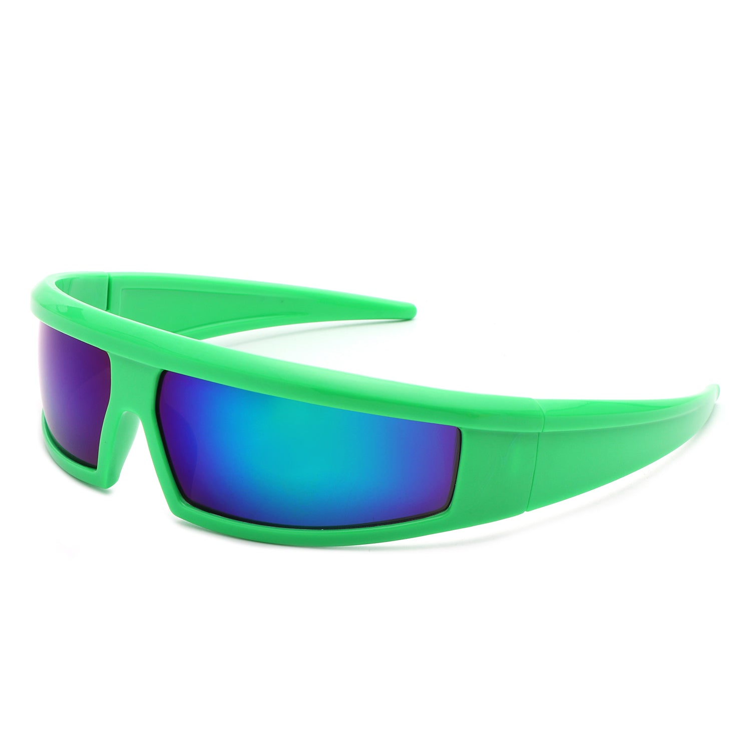 Starwise - Futuristic Y2K Wrap Around Sports Sunglasses-5