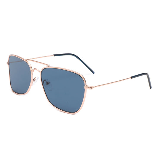 Whirl - Geometric Square Brow-Bar Fashion Sunglasses-0