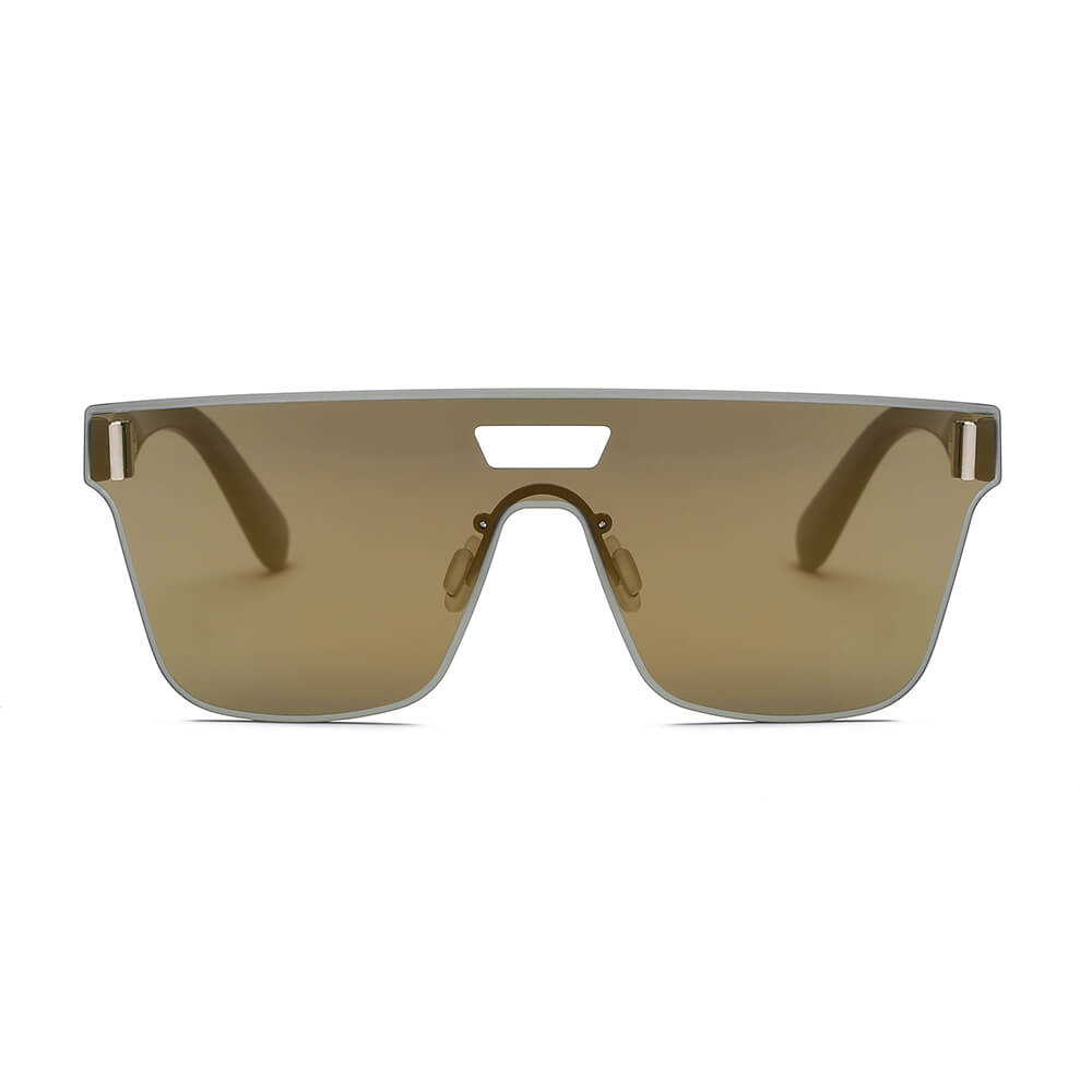 DEVON | Unisex Retro Square Mirrored Sunglasses-7