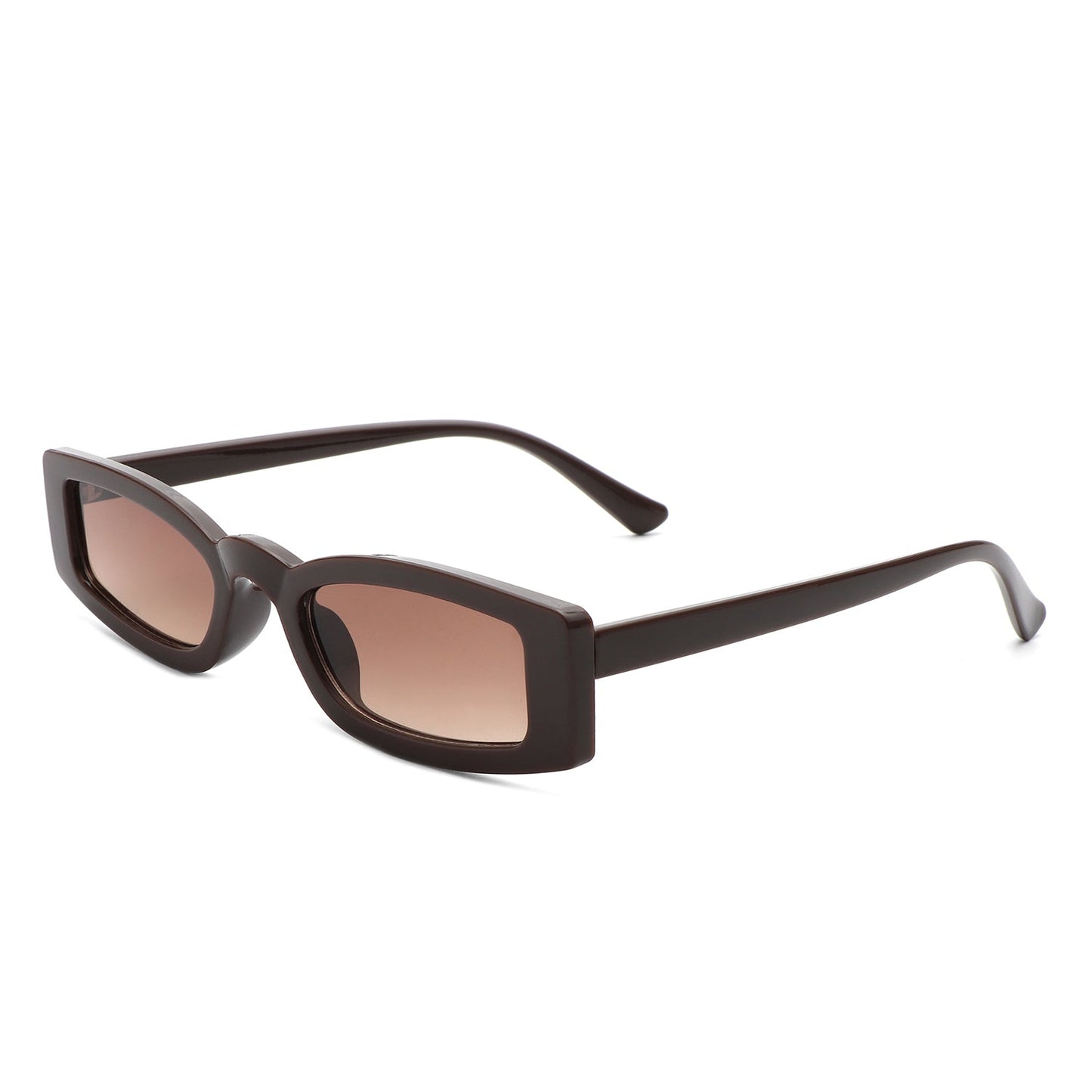 Starzest - Retro Rectangle Slim Tinted Square Narrow Sunglasses-6