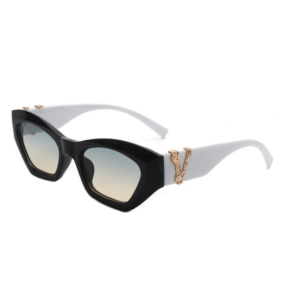 Oclela - Women Square Retro Fashion Cat Eye Sunglasses-6