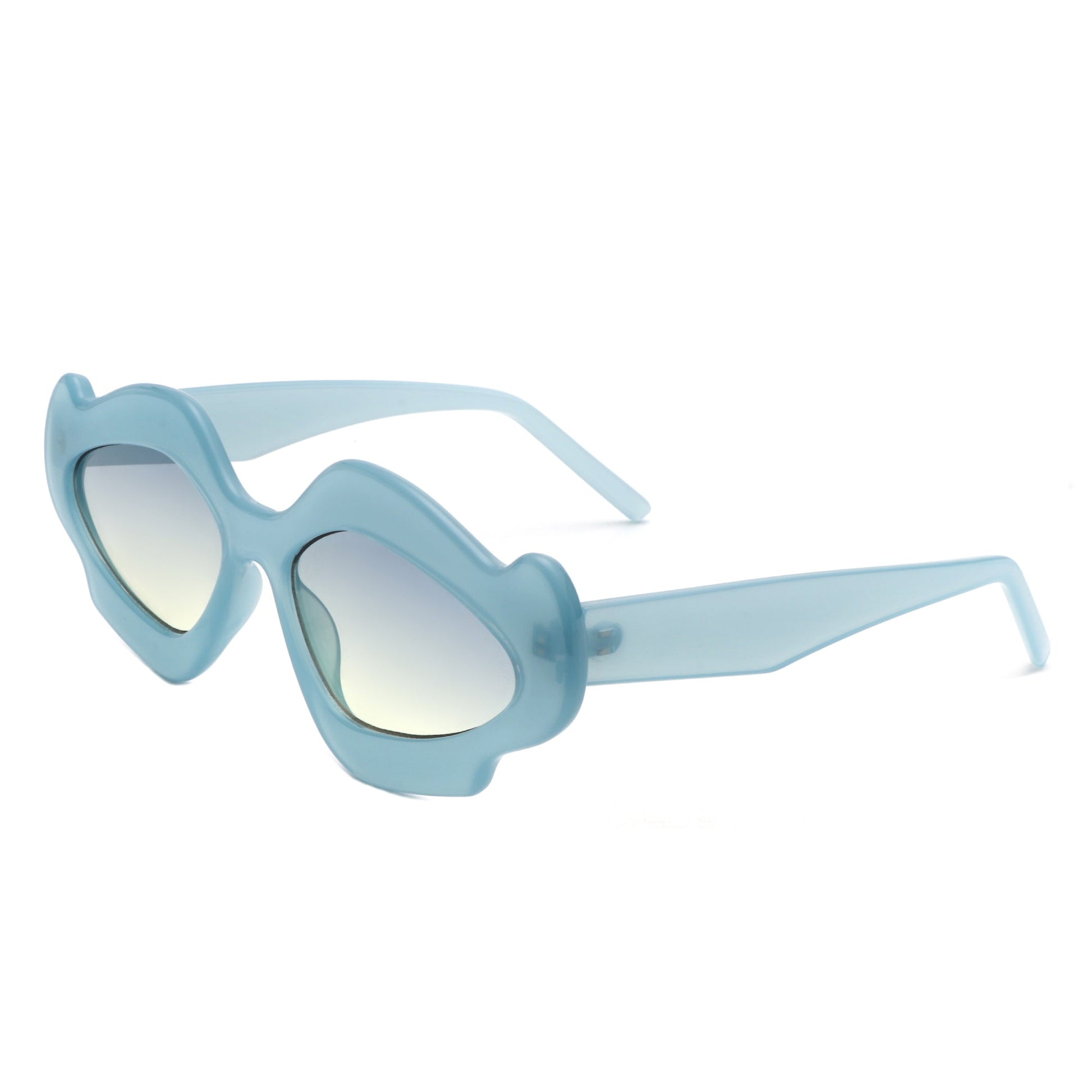 Zyrith - Geometric Wavy Designed Women's Sunglasses-6