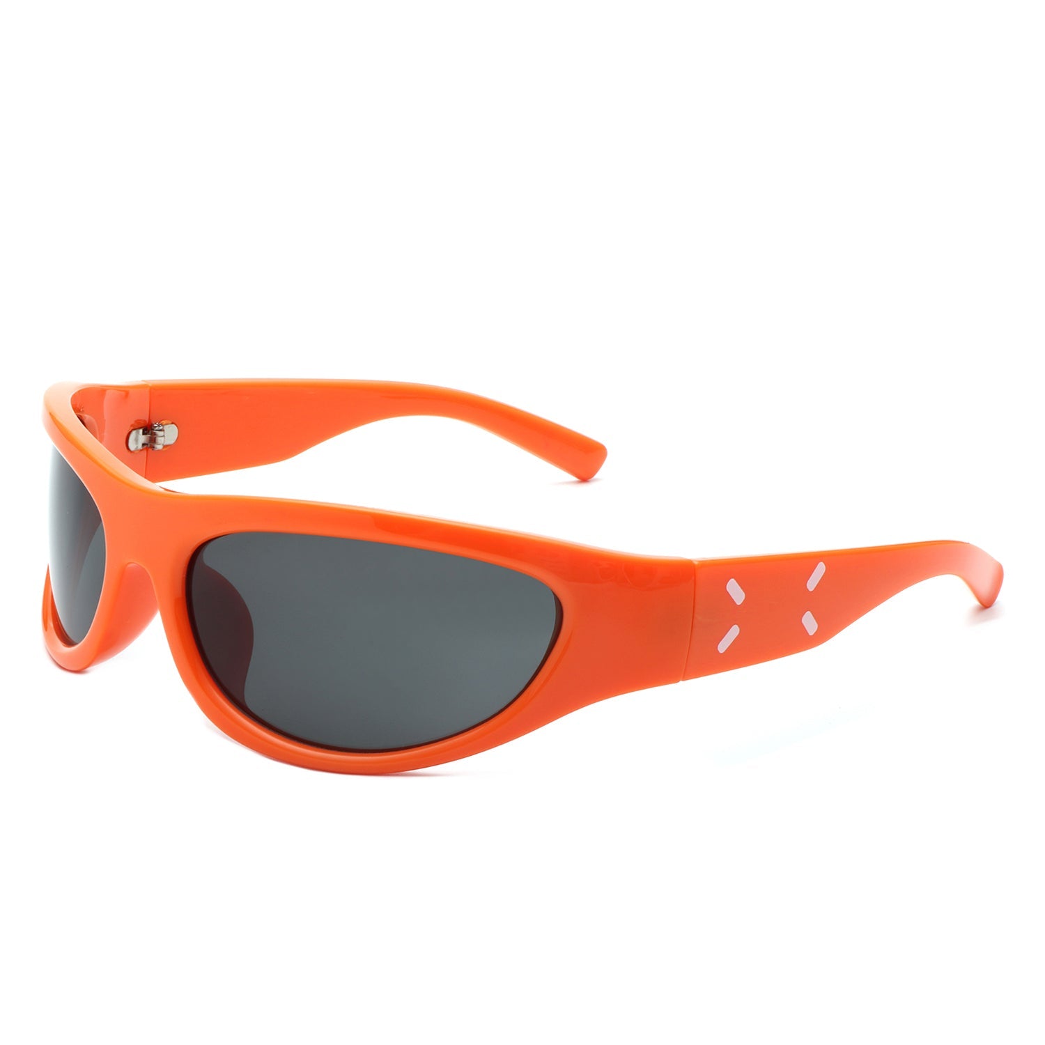 Kaelos - Rectangle Wrap Around Oval Sports Sunglasses-8