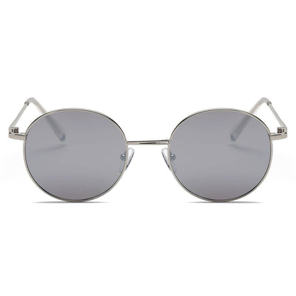 GENEVA | Retro Vintage Metal Round Oval Circle Sunglasses-3