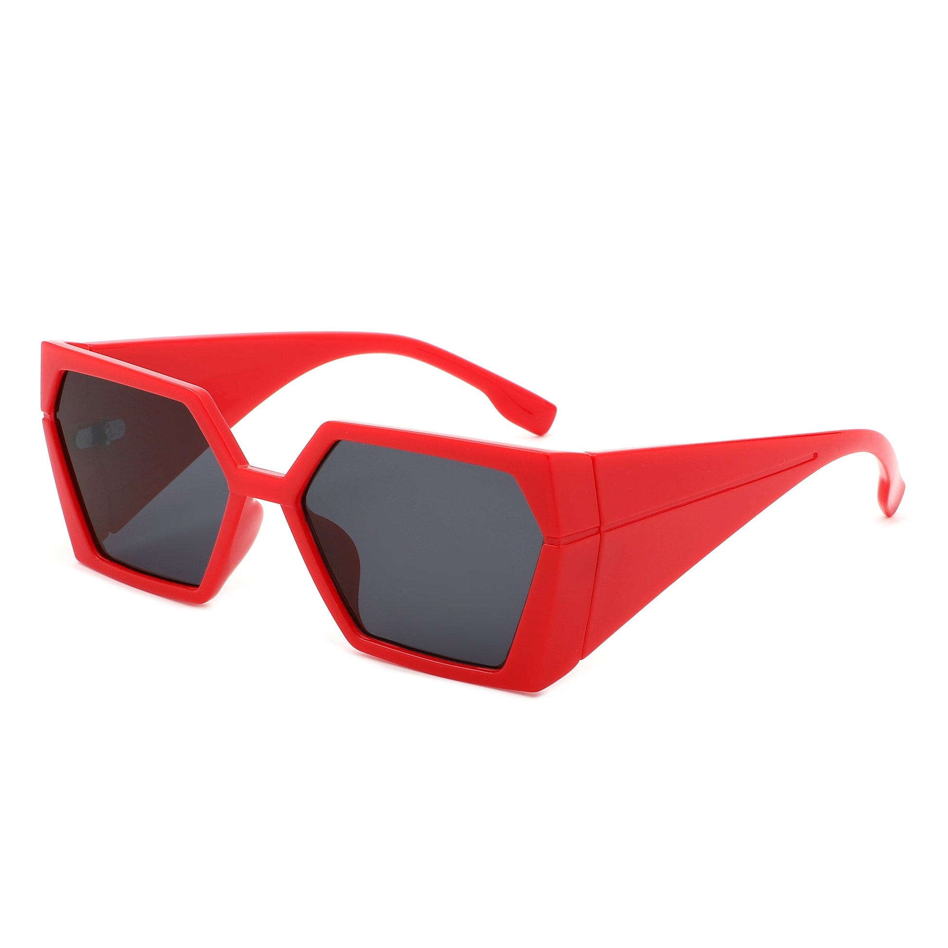 Pulse - Geometric Chunky Fashion Square Sunglass-10