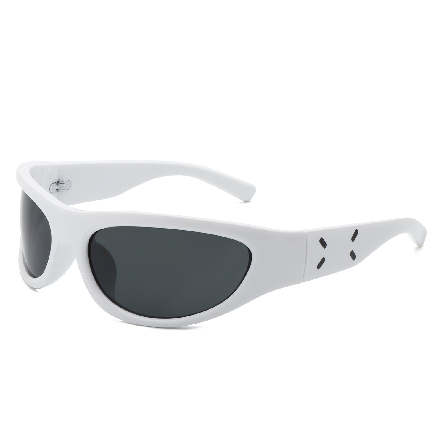 Kaelos - Rectangle Wrap Around Oval Sports Sunglasses-10