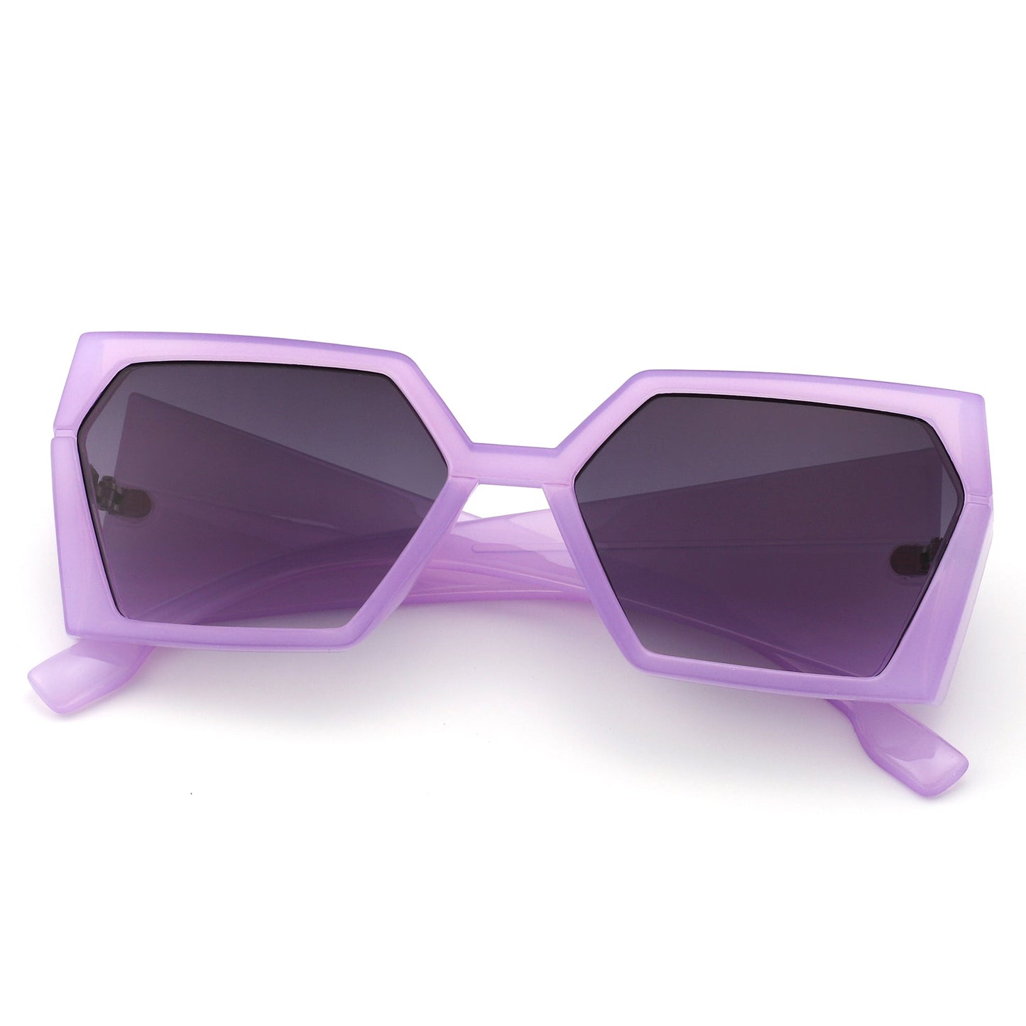 Pulse - Geometric Chunky Fashion Square Sunglass-14