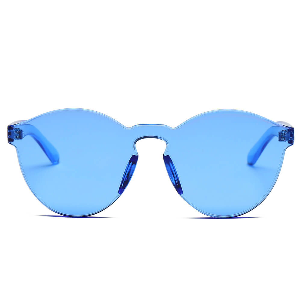 FARGO | Hipster Translucent Unisex Monochromatic Candy Colorful Lenses Sunglasses-9