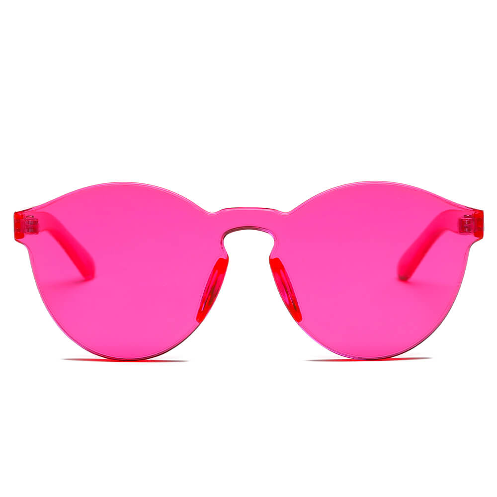 FARGO | Hipster Translucent Unisex Monochromatic Candy Colorful Lenses Sunglasses-11