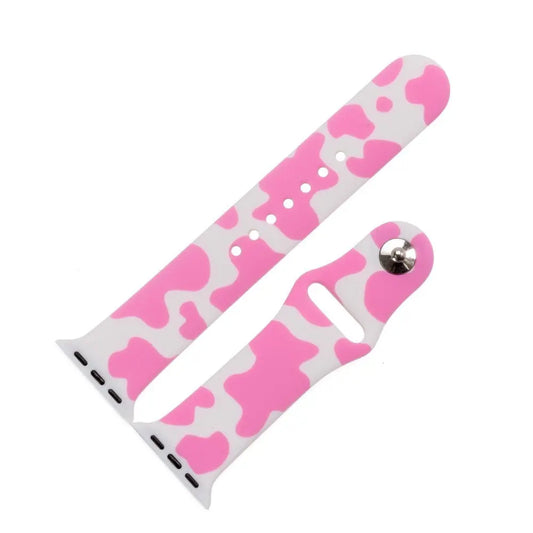 Pink Cow Apple Watch Band