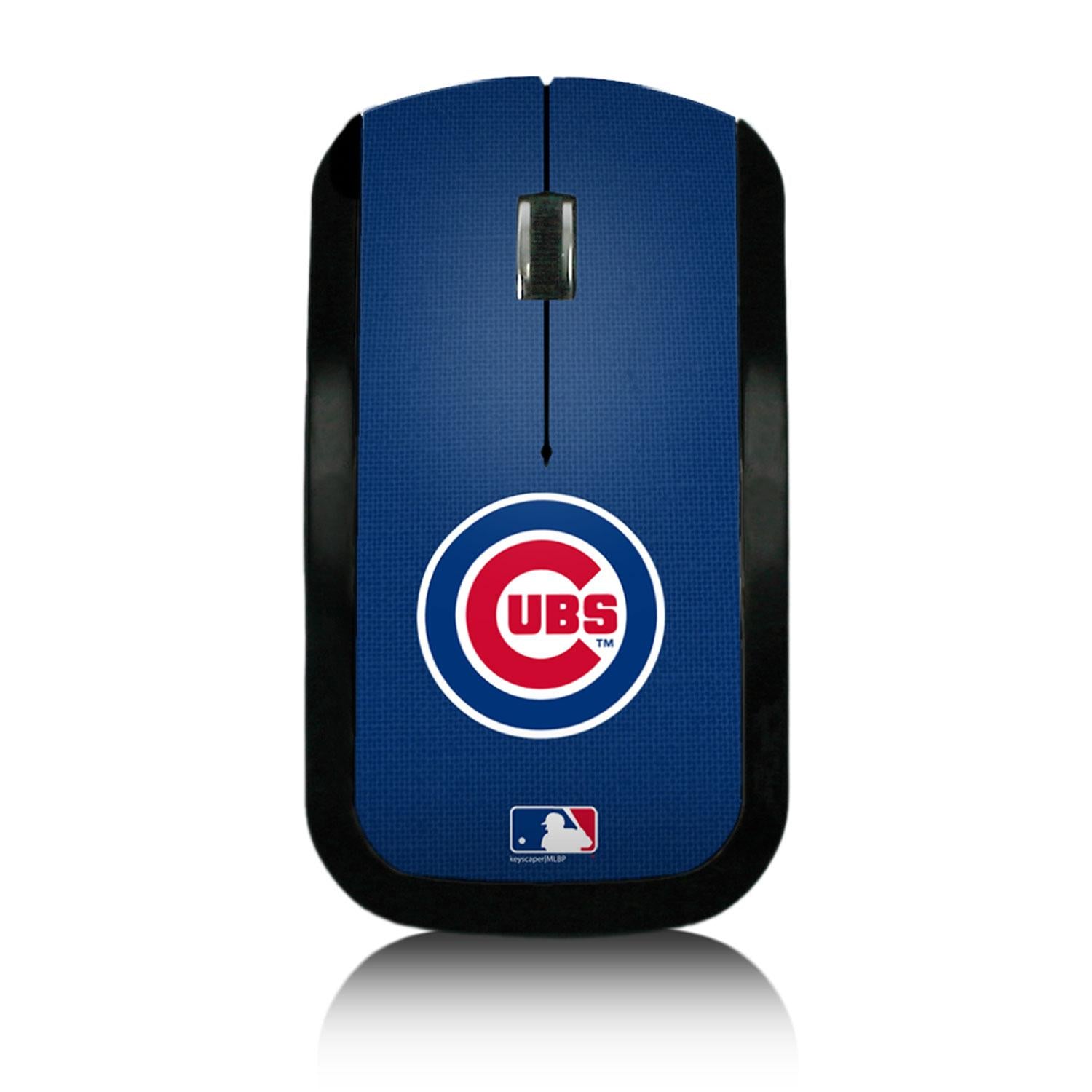 Chicago Cubs Solid Wireless Mouse-0