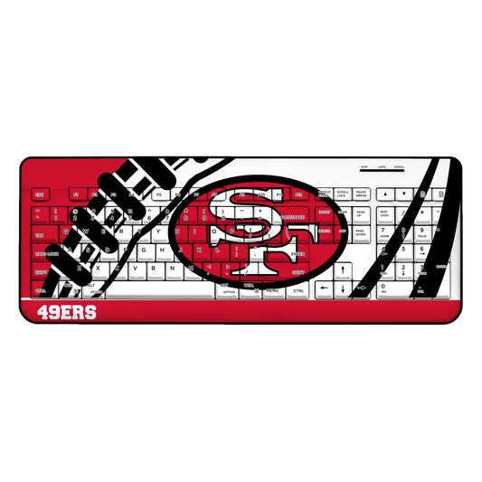 San Francisco 49ers Historic Collection Passtime Wireless USB Keyboard-0