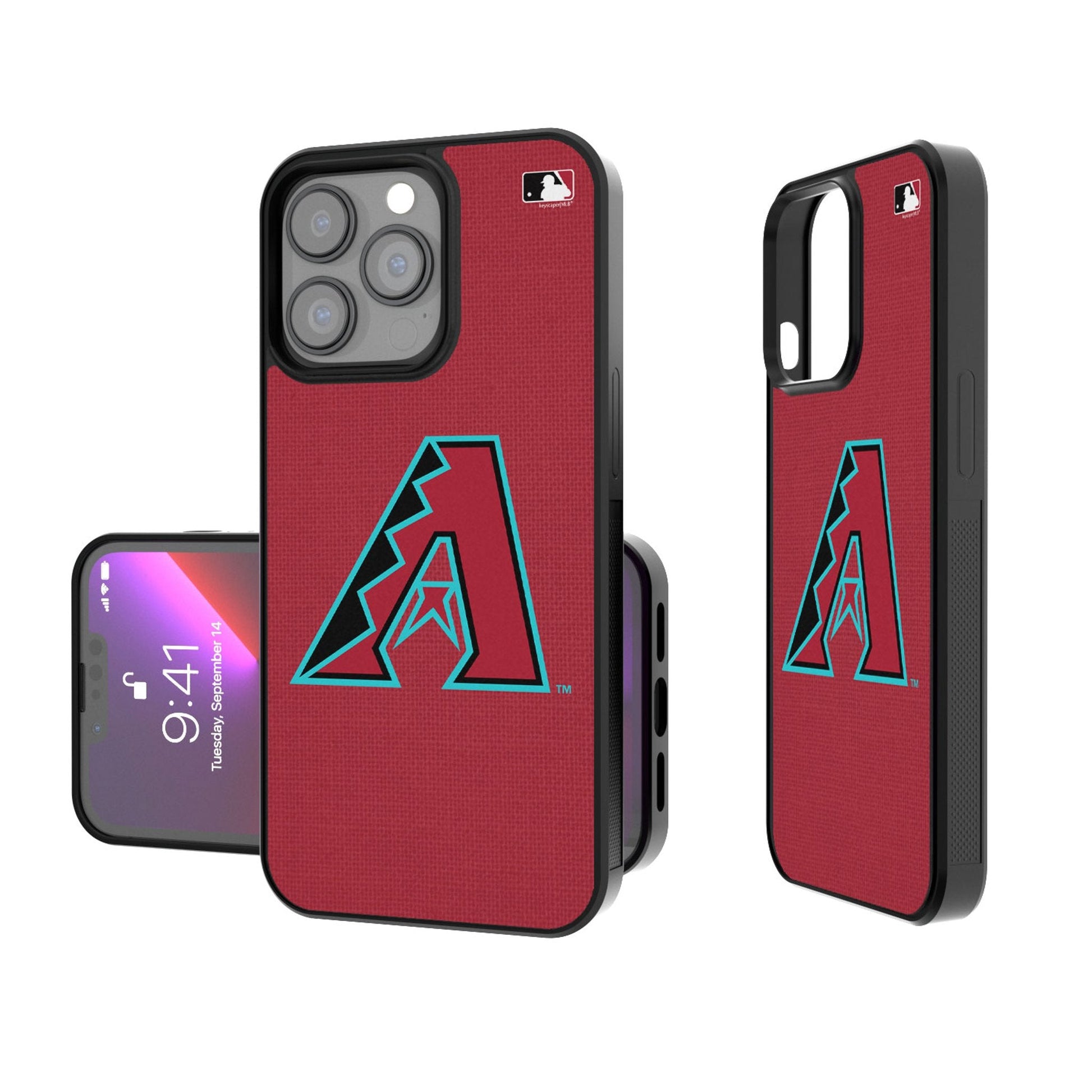 Arizona Diamondbacks Solid Bump Phone Case-0