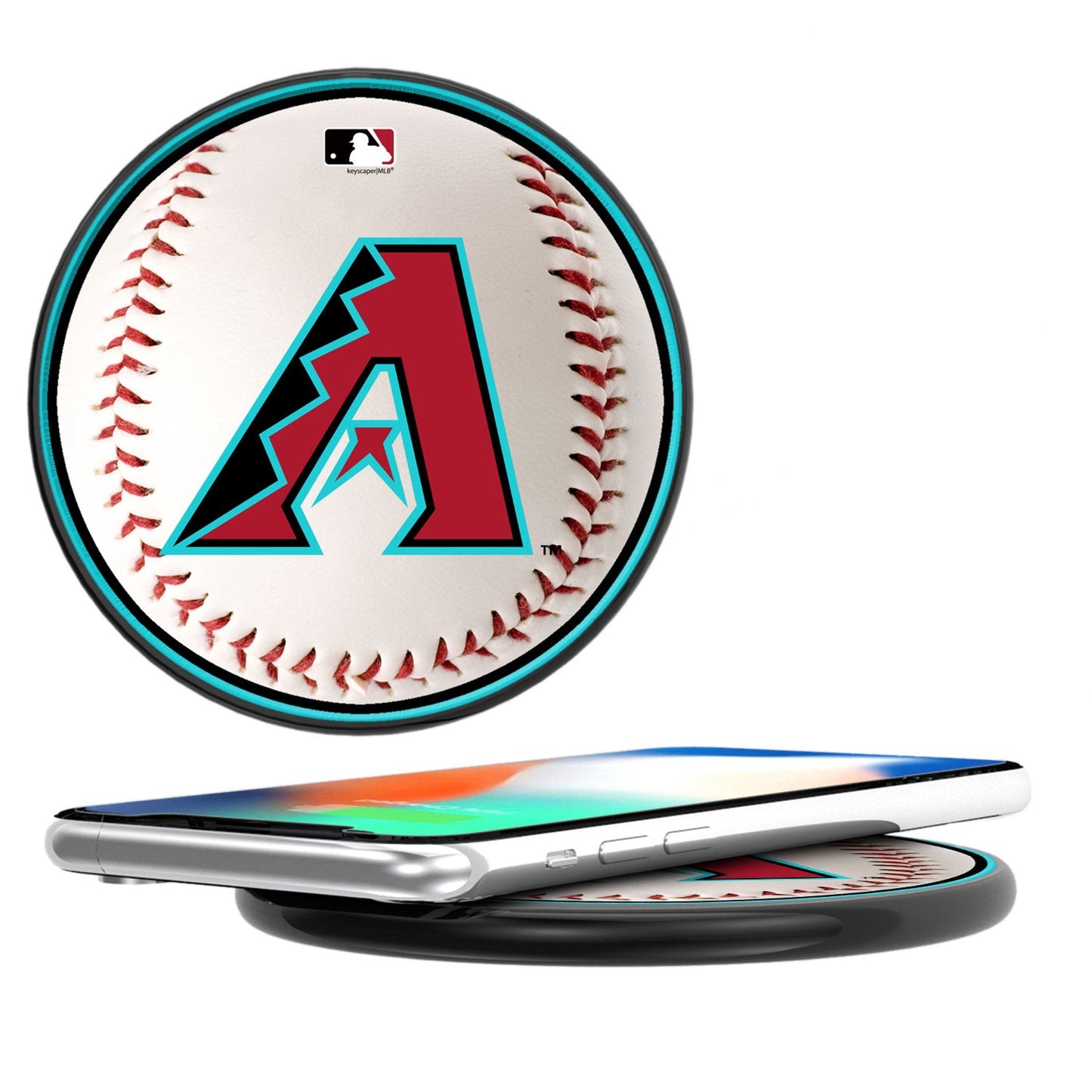 Arizona Diamondbacks Baseball 15-Watt Wireless Charger-0