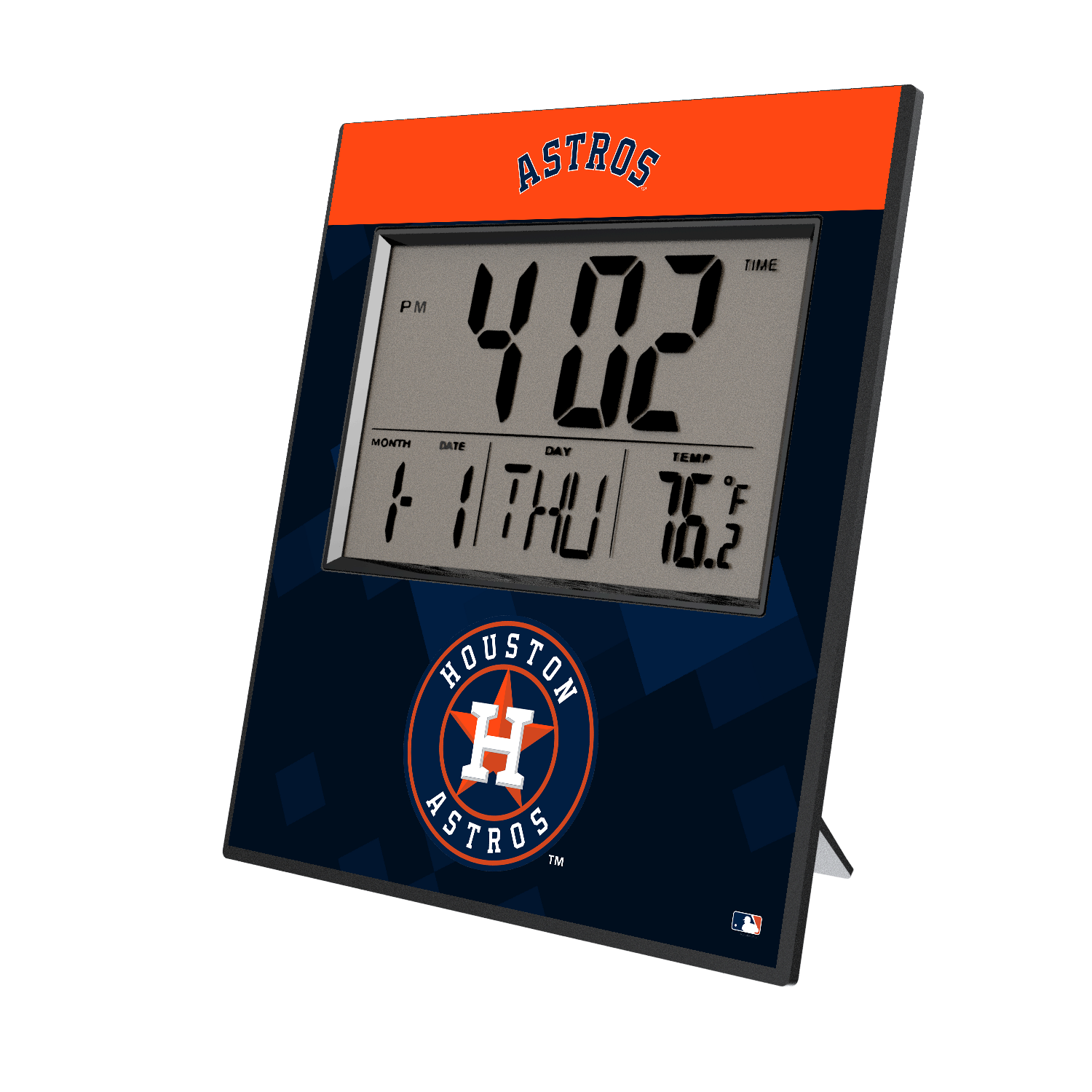 Houston Astros Color Block Wall Clock-0